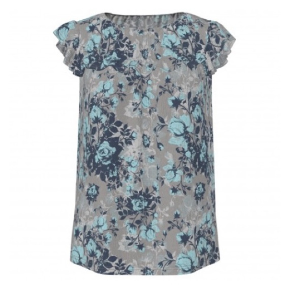 LuLuRoe Stasha Ruffle Top - 2XL - worn once!